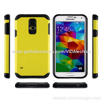 Combo Holster/2 in 1 Silicone or TPU and Rubber PC Case for Samsung Galaxy S5 I9600, Manufacturer